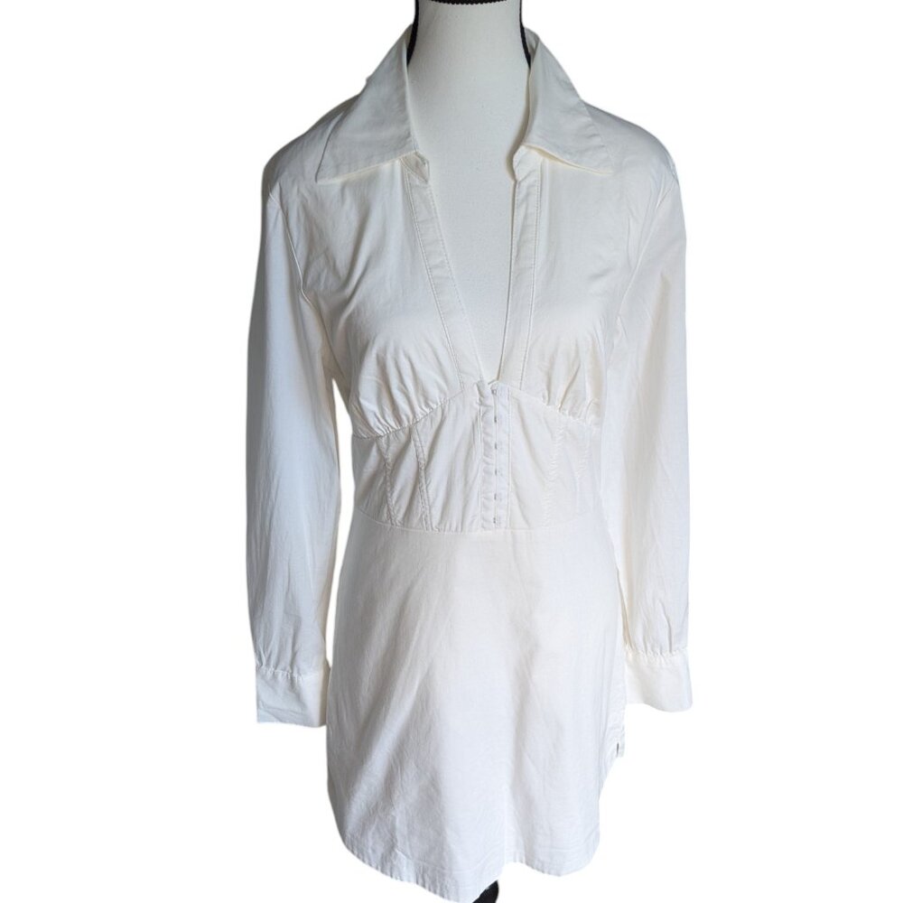 Urban Outfitters Phoebe Corseted Shirt Dress – Size M (NWT)
